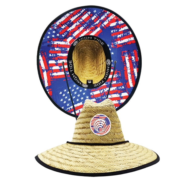 High Tide USA Youth Straw Hat – breathable sun hat for kids, perfect for beach, summer, and outdoor fun