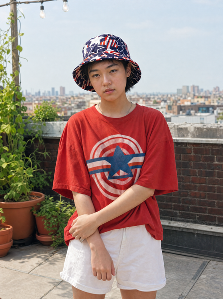 Americana Bucket Hat – USA Stars & Stripes Reversible Sun Hat | High Tide