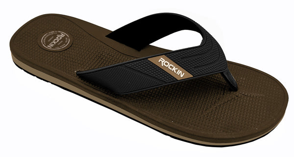Rockin Bandito men's flip flops with cushioned sole and rugged grip for bold, everyday comfort