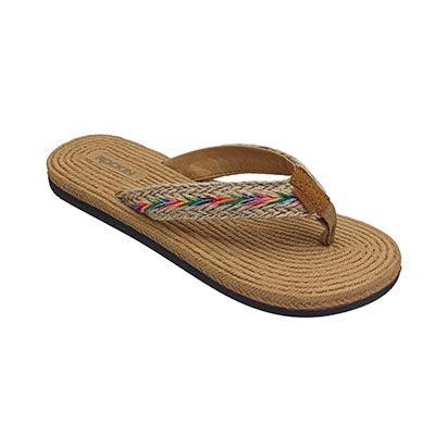 Women's rope stitch flip flops – casual, comfortable sandals for summer, travel, and everyday wear