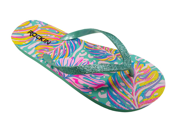 Women’s seaweed-style flip flops – ocean-inspired sandals with comfort soles for summer wear