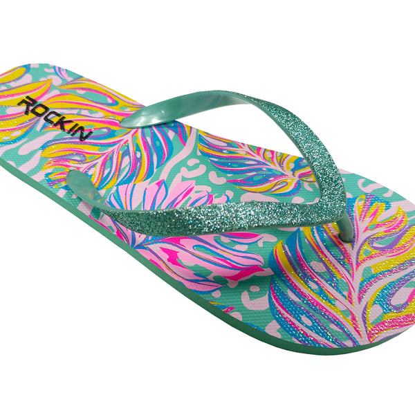 Women’s seaweed-style flip flops – ocean-inspired sandals with comfort soles for summer wear