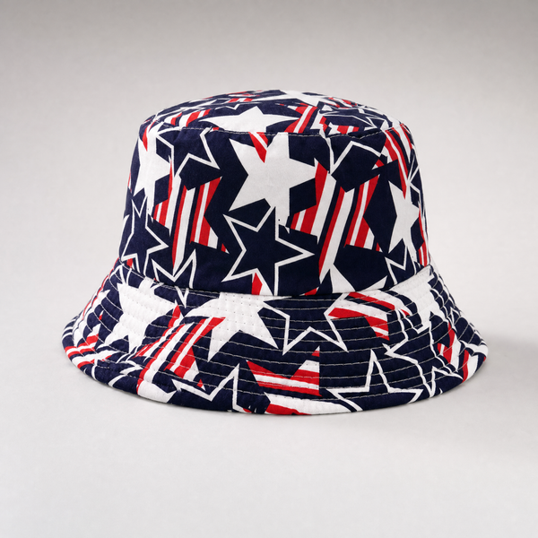 Americana Bucket Hat – USA Stars & Stripes Reversible Sun Hat | High Tide