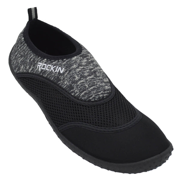 Men's Aqua Carbons Aqua Socks with slip-resistant sole and quick-drying fabric for water fun.