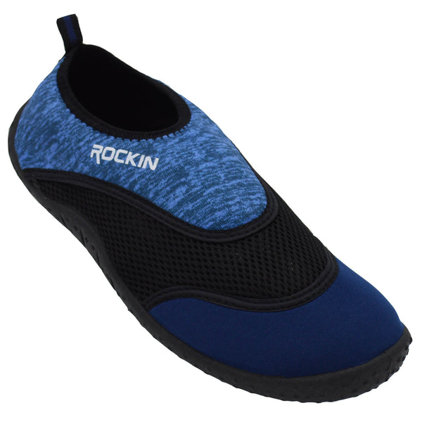 Men's Aqua Carbons Aqua Socks with slip-resistant sole and quick-drying fabric for water fun.