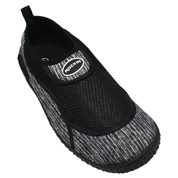 Stylish Women's Aqua Socks with pinstripe design, perfect for water sports and beach activities