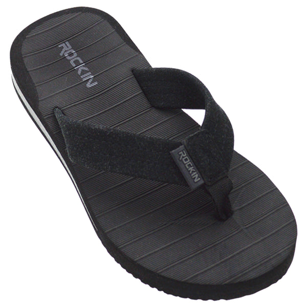 Affordable kids flip flops in bright colors, made for all-day comfort and summer playtime fun